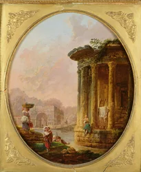 Vesta-templet og Janus Quadrifons-buen